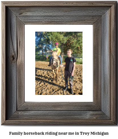 family horseback riding near me in Troy, Michigan